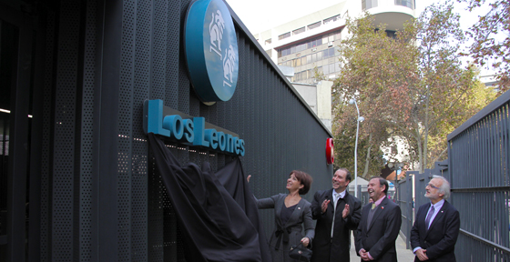 Ministra Gloria Hutt inaugura nuevo acceso a estación Los Leones
