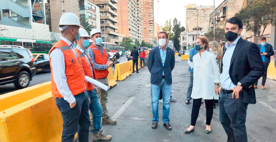 Junto a la Municipalidad de Santiago anunciamos remodelación de Santa Rosa y Maciver para priorizar circulación de buses y peatones en el centro de Santiago