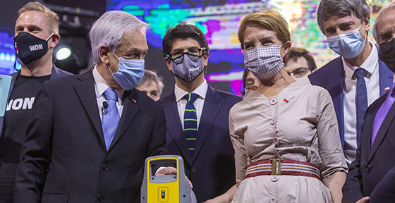 Presidente Sebastián Piñera da inicio al despliegue de tecnología 5G en el país